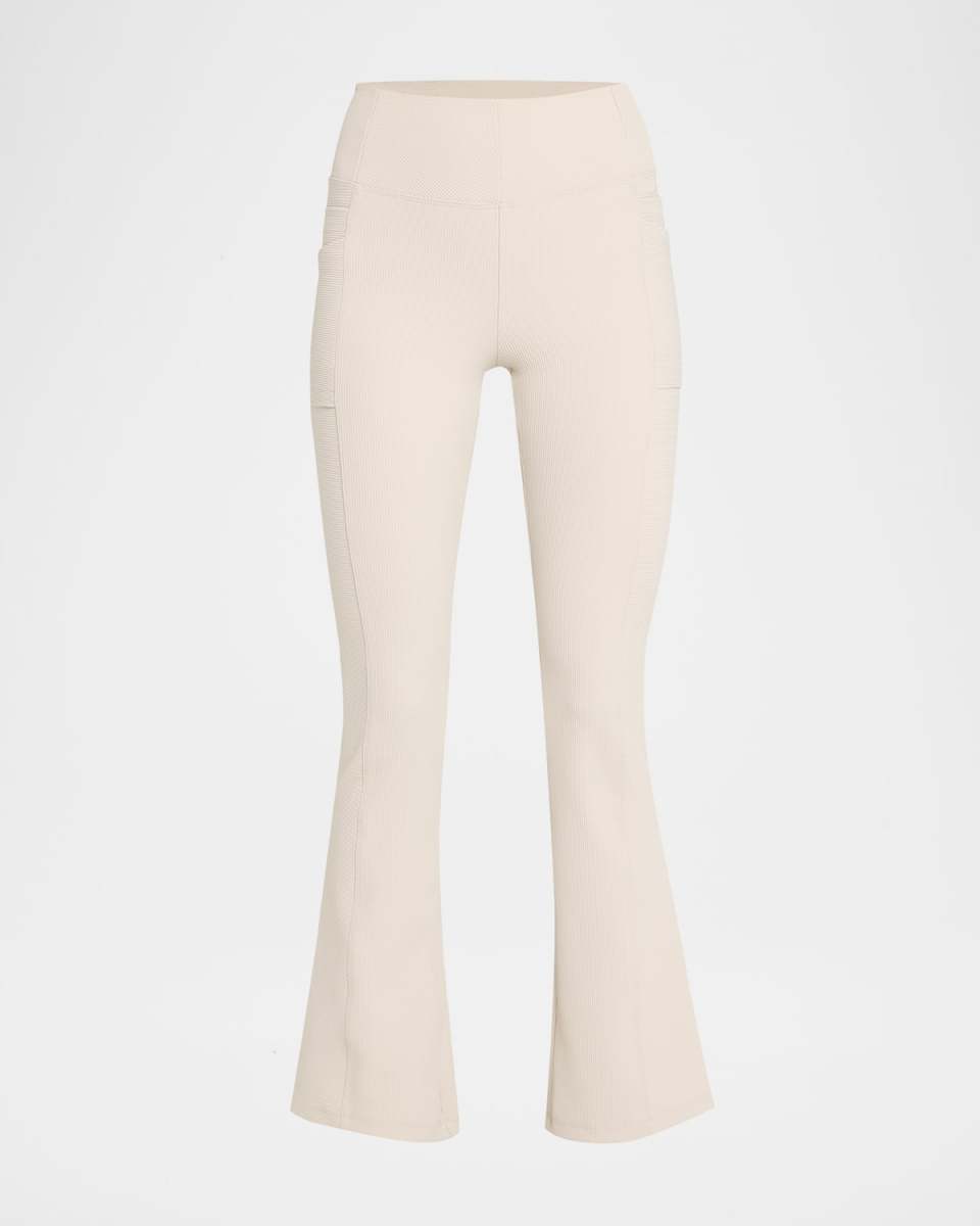 Directional Rib Bootcut Leggings